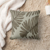 Monstera Throw Pillow Kissen (Decke)