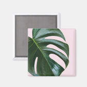 Monstera Tropical Leaf Magnet (Vorderseite/Rückseite)