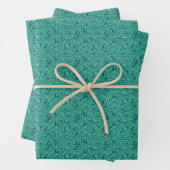 Monstera Tropical Leaf Pattern Geschenkpapier Set (Beispiel)