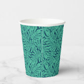 Monstera Tropical Leaf Pattern Pappbecher (Rechts)