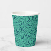 Monstera Tropical Leaf Pattern Pappbecher (Links)