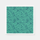 Monstera Tropical Leaf Pattern Serviette (Vorderseite)