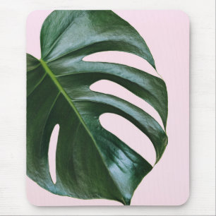 Monstera tropisches Blatt Mousepad