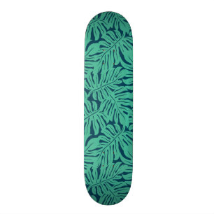 Monstera tropisches Blatt-Muster Skateboard