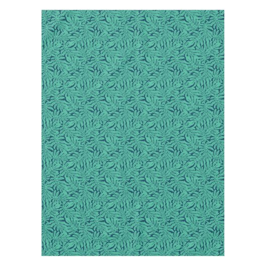 Monstera tropisches Blatt-Muster Tischdecke (Vorderseite)