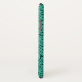 Monstera tropisches Monogramm des Blatt-Muster-| Case-Mate iPhone Hülle (Hinten/Rechts)