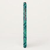 Monstera tropisches Monogramm des Blatt-Muster-| Case-Mate iPhone Hülle (Hinten/Links)