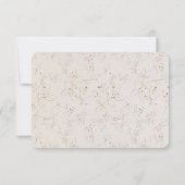 Monstera UAWG Wedding Insert Green & Gold Einladun Einladung (Rückseite)