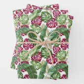 Monstera und Palm Blätter Tropical (Beispiel)