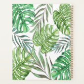 Monstera- und Palmenblätter Planer (Rückseite)