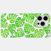 Monstera verlasse Aquarell Case-Mate iPhone Hülle (Rückseite (Horizontal))