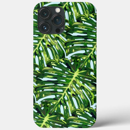 Monstera Verlasse Grünflächen Case-Mate iPhone Hülle (Rückseite)