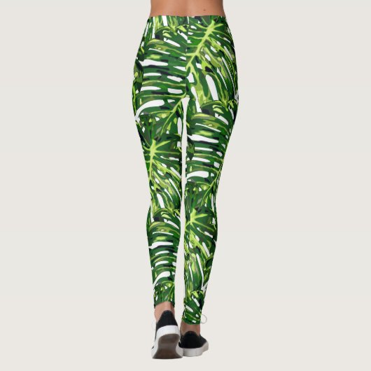 Monstera Verlasse Leggings (Rückseite)
