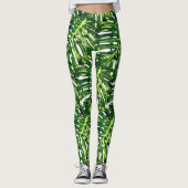 Monstera Verlasse Leggings (Vorderseite)