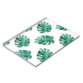 Monstera verlasse. Muster tropischer Illustratione Notizblock (Linke Seite)