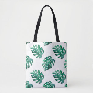 Monstera verlasse. Muster tropischer Illustratione Tasche