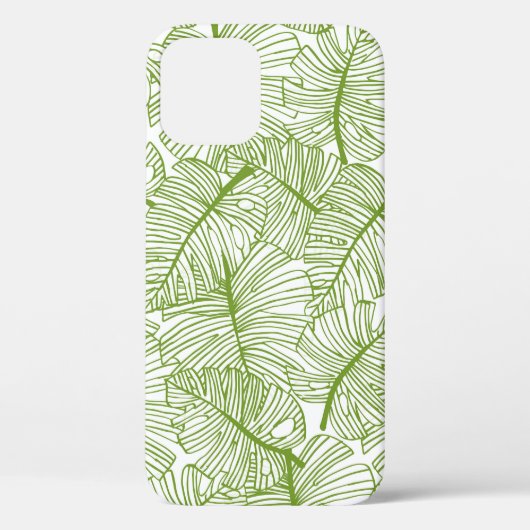 Monstera verlasse, nahtlos Blumendesign. Case-Mate iPhone Hülle (Rückseite)
