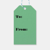 Monstera verlasse tropisches Sommerhitz Geschenkanhänger (Rückseite)