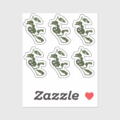 Monstera Vine Pflanze Zeichne Design Sticker (Blatt)