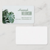 Monstera Visitenkarte (Vorne/Hinten)