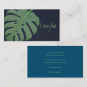 Monstera Visitenkarte (Vorne/Hinten)