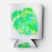 Monstera Watercolor Dosenkühler (Vorderseite)