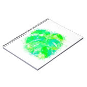 Monstera Watercolor Notizblock (Linke Seite)