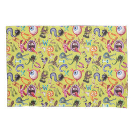 Monsteralphabet Kindermuster Pillowcase Kissenbezug