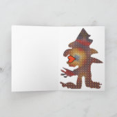 Monsterbaum durch Anjo Lafin Feiertagskarte (Innenseite)