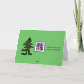 Monsterbaumhängezustände durch Anjo Lafin Feiertagskarte (Rückseite)