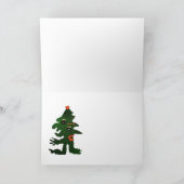 Monsterbaumhängezustände durch Anjo Lafin Feiertagskarte (Innenseite)