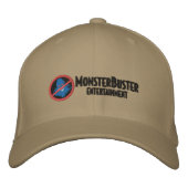 MonsterBuster Hat Bestickte Baseballkappe (Vorderseite)