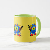 Monstercharaktere Vogelgeflügel animiert Tasse (VorderseiteRechts)