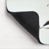 Monsterfalter auf Bleistift mit Text Mousepad (Ecke)