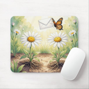 Monsterfalter bei der Briefzustellung Mousepad