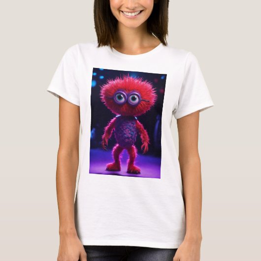 Monsterfigur der roten Keime, sehr detailliert, T-Shirt (Vorderseite)