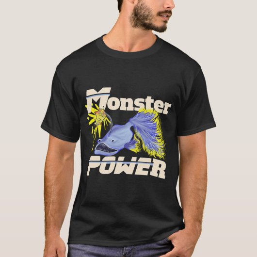 Monsterfisch T-Shirt (Vorderseite)