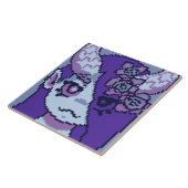 Monstergirl Purple  Fliese (Seite)