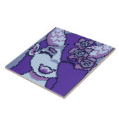 Monstergirl Purple smile Fliese (Seite)