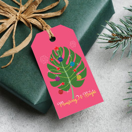 Monsterie & Pflanze Weihnachten Individuelle Name Geschenkanhänger