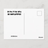 Monsterilisation 1 postkarte (Rückseite)