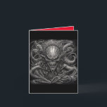 Monsterkarte für Schwermetalle Dankeskarte<br><div class="desc">Zeigen Sie Ihre innere Kreatur.</div>