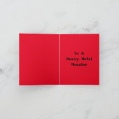 Monsterkarte für Schwermetalle Dankeskarte (Innenseite)