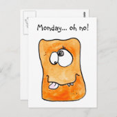 Monsterkarte Postkarte (Vorne/Hinten)