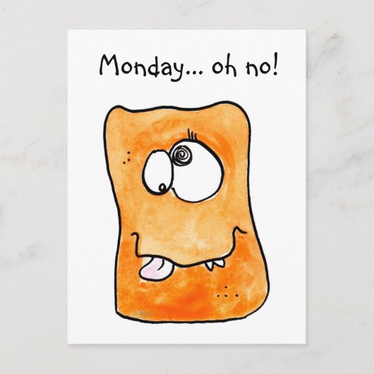 Monsterkarte Postkarte (Vorderseite)