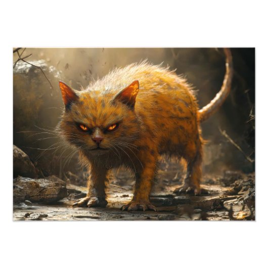 Monsterkatze fotodruck (Vorne)