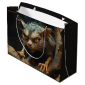 Monsterkatze große geschenktüte (Rückseite Schrägansicht)