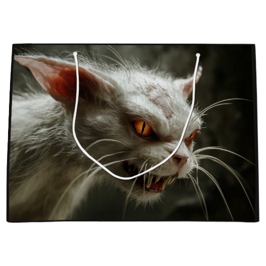 Monsterkatze große geschenktüte (Vorderseite)