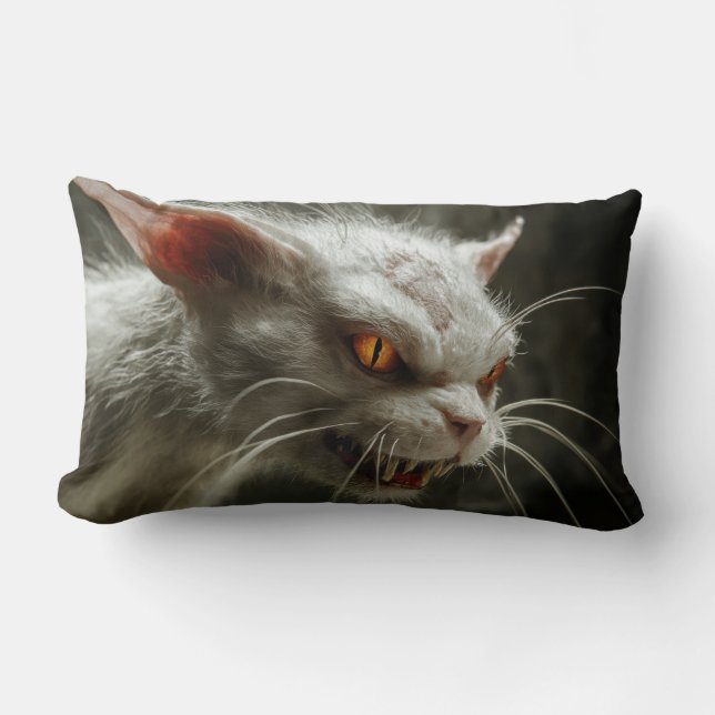 Monsterkatze  lendenkissen (Vorderseite)