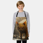 Monsterkatze schürze (Getragen)